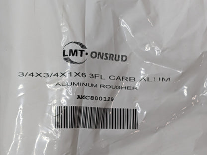LMT ONSRUD Carbide End Mill 0.750"Dia X 1"LOC X 6"OAL X 0.060&quo