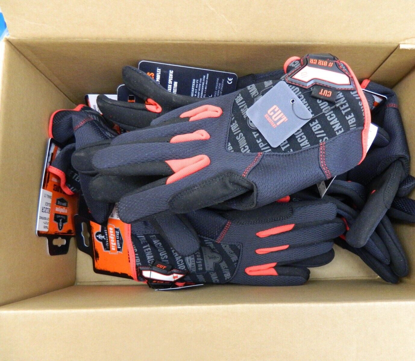 ERGODYNE 7pairs Cut Puncture & Abrasive Resistant Gloves Size S ANSI CutA4 17182