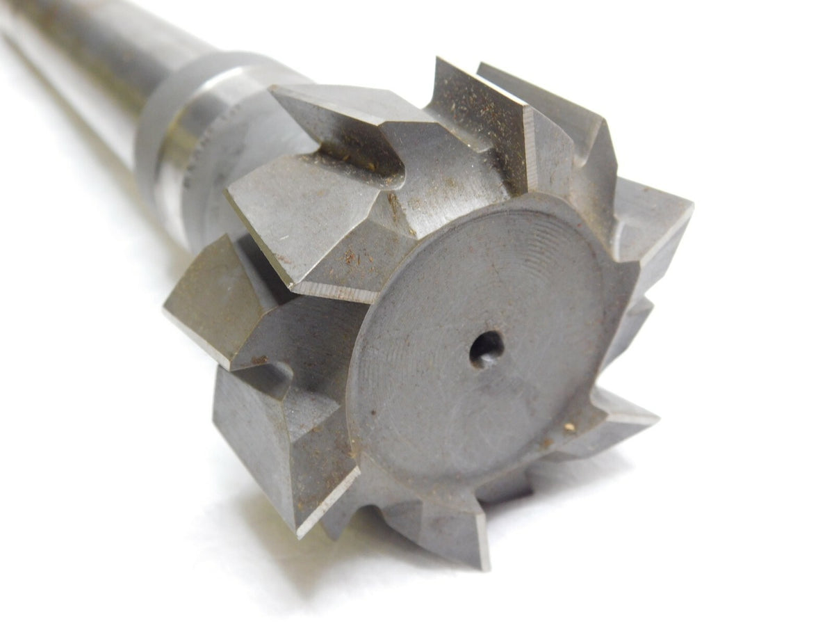 F&D Taper Shank T-Slot Cutter HSS 2-21/32" Diam x 10-3/8" OAL 12T 14409-A1226