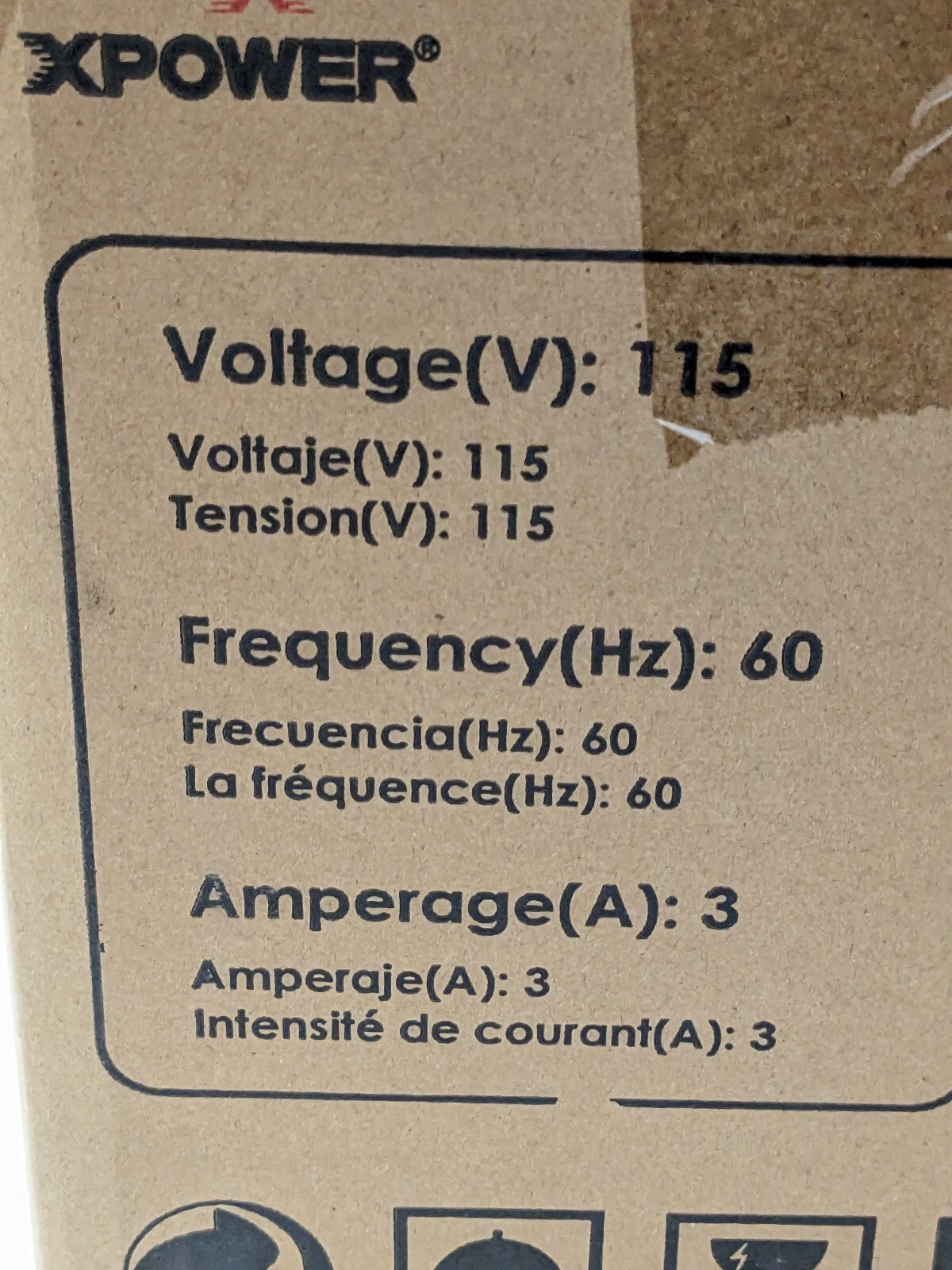 XPOWER Corded ULV Cold Fogger 115V 60Hz 3A Tank Capacity 800ml (0.8 L) F-8