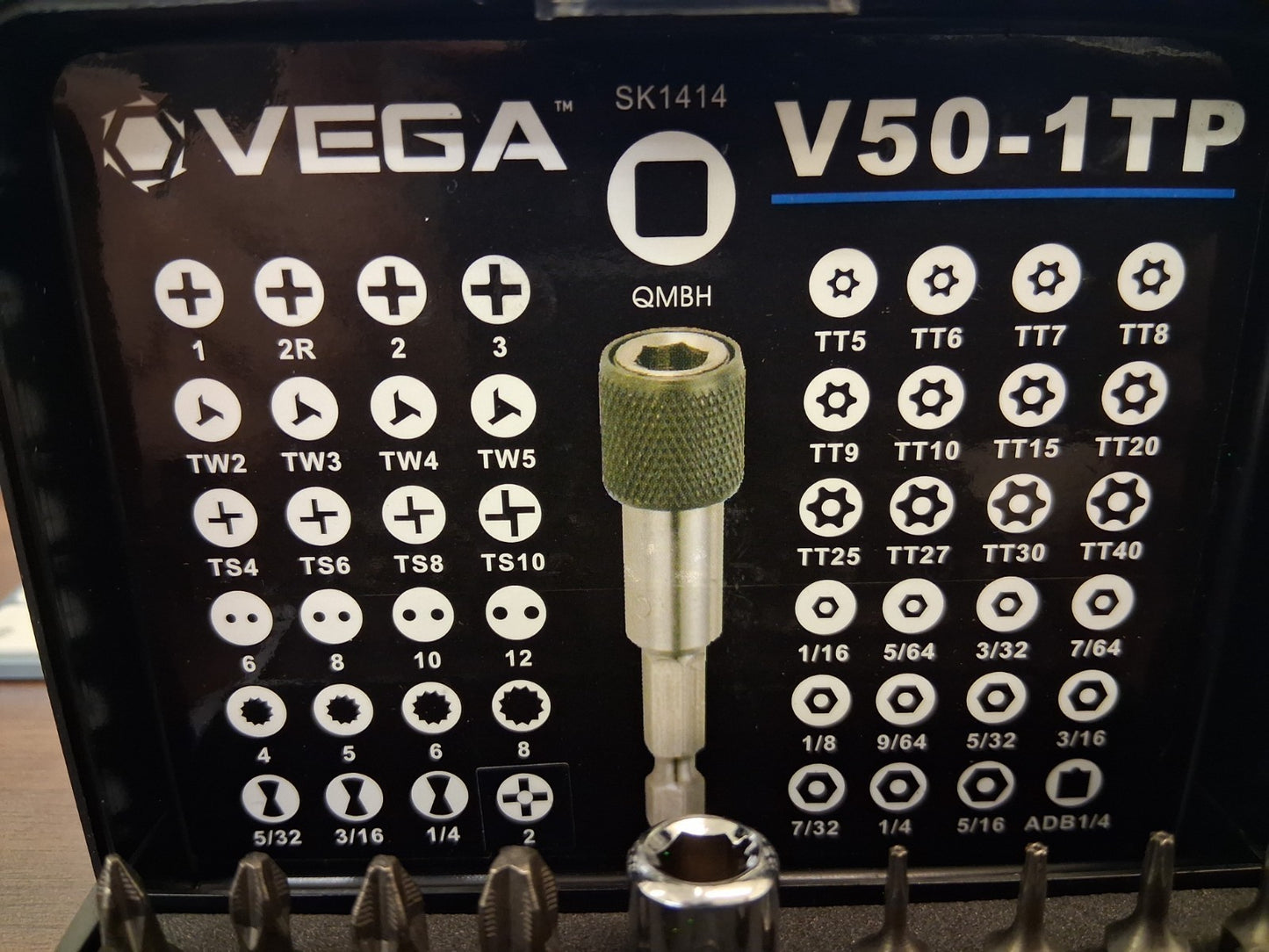 Vega Industries Screwdriver Insert Bit Set V50-1TP
