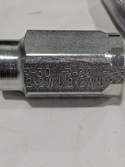 Parker 316 Stainless 1/2" Hose Fitting -8 JIC P-30