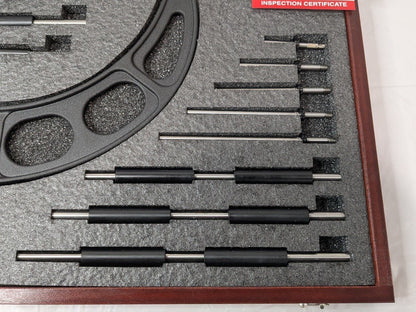 Starrett 6 Piece Mechanical Outside Micrometer Set 6 to 12" Range 72704