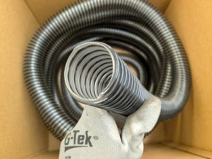 Hi-Tech Duravent Vacuum Duct Hose 25 Ft. x 1-1/2 In. Clear PVC 039001500001