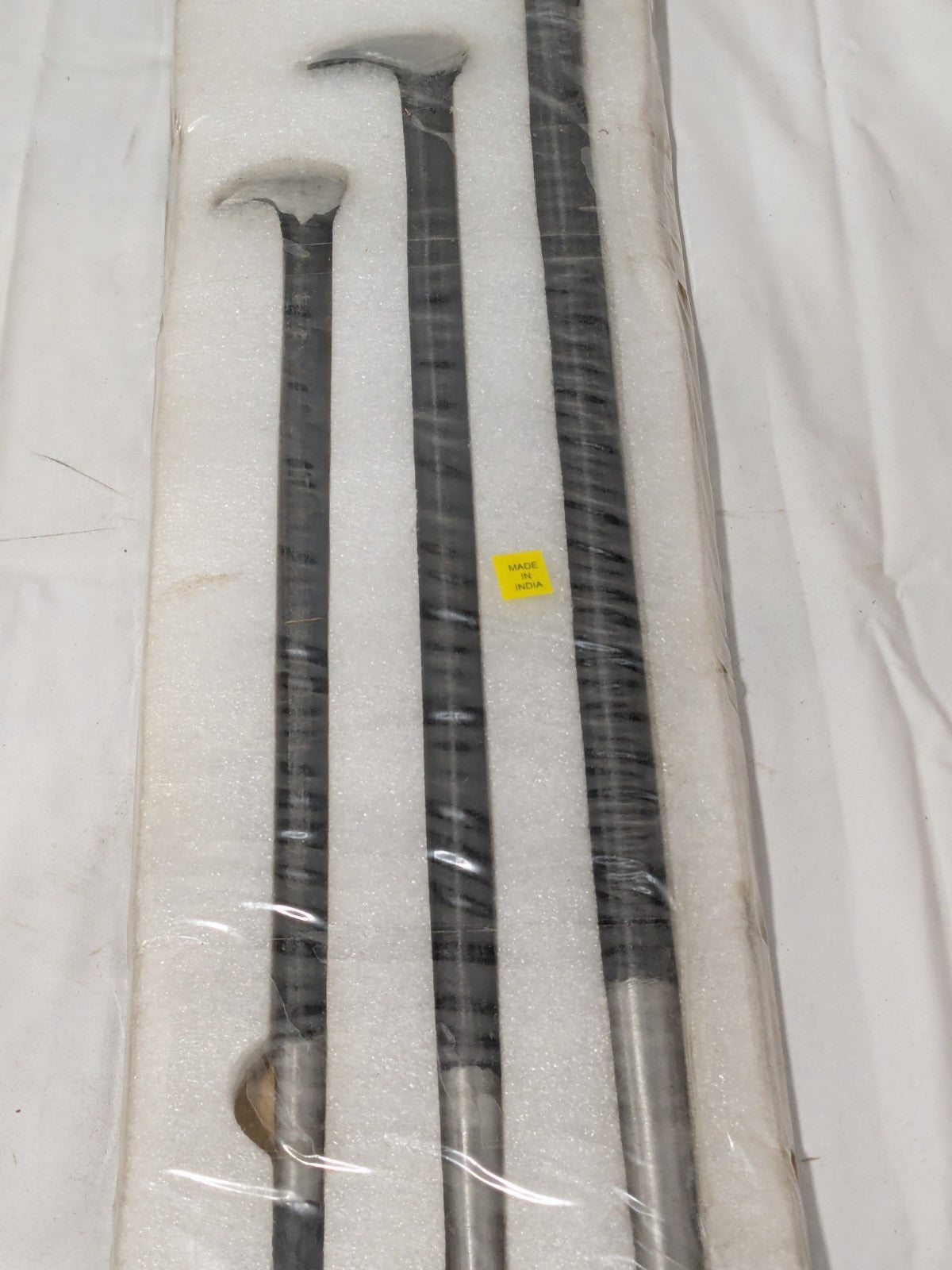 Groz 3 Pc Rolling Head Ladyfoot Pry Bar Set: 12", 18" & 24" PRY/3-ST