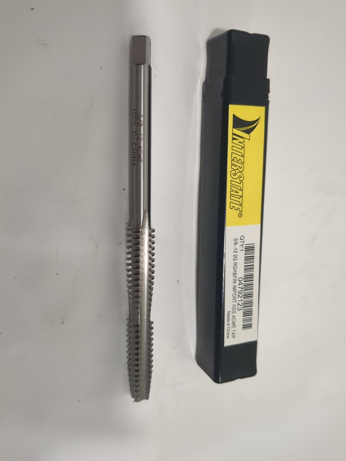 Acme Thread Tap: 3/8-12, Right Hand Thread, 2G, 4 Fl JY4792123
