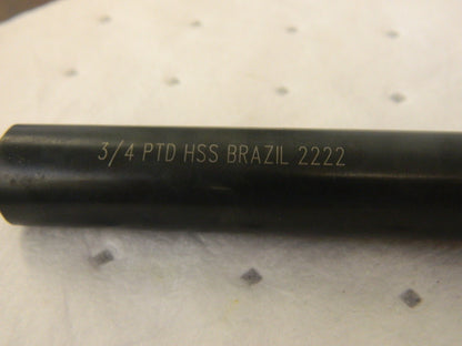 PRECISION TWIST DRILL Extra Length Drill Bit: 3/4″ Dia, 118 ° Point HSS 5999854