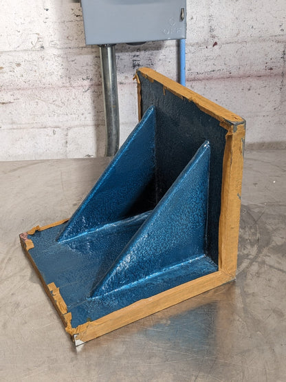 Double Web Angle Plate 10" x 10" x 10" Cast Iron Machined