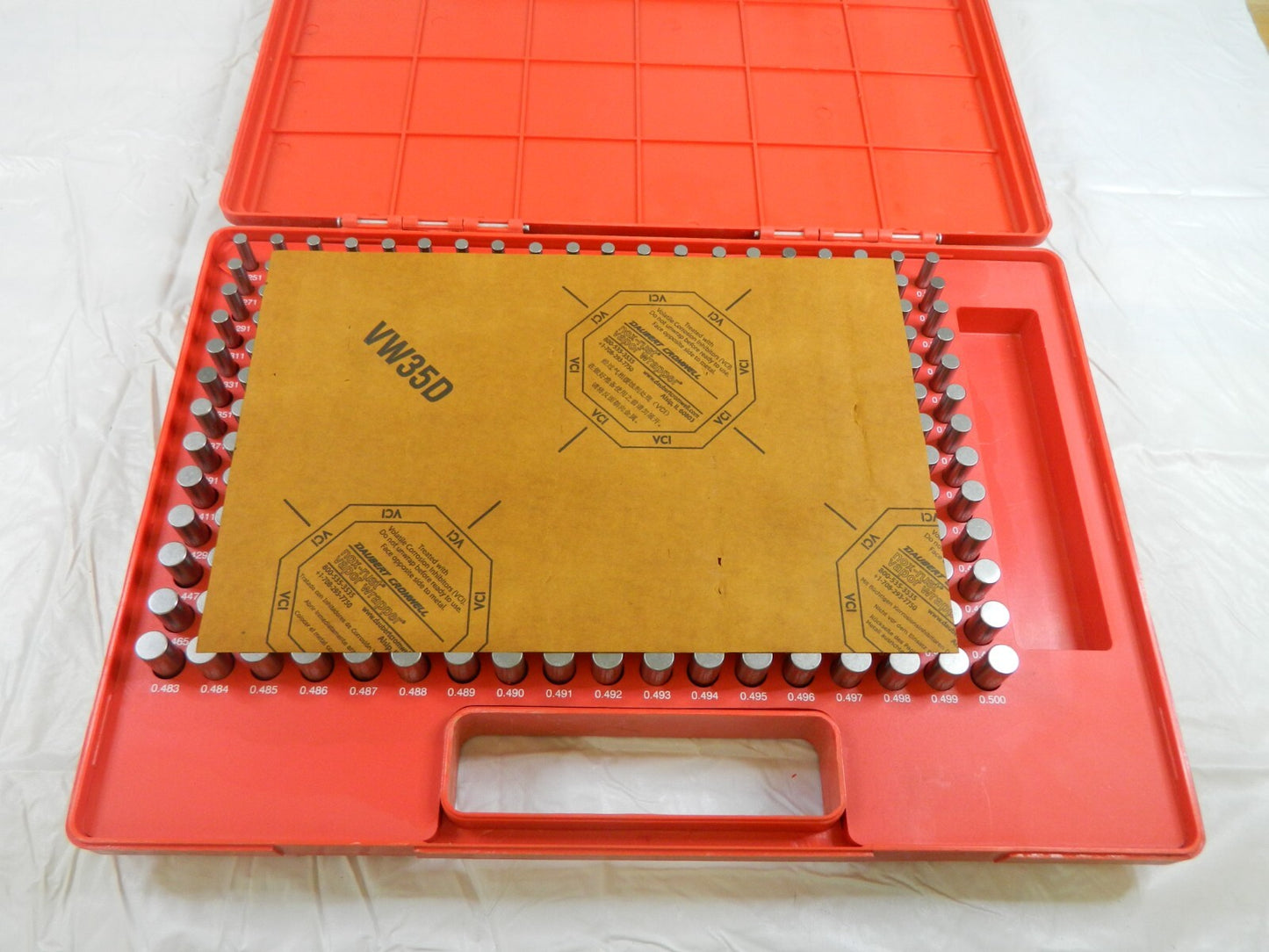 Class ZZ Plug Gage Set: 0.251 to 0.5″ Range, 250 Pc 616-81210