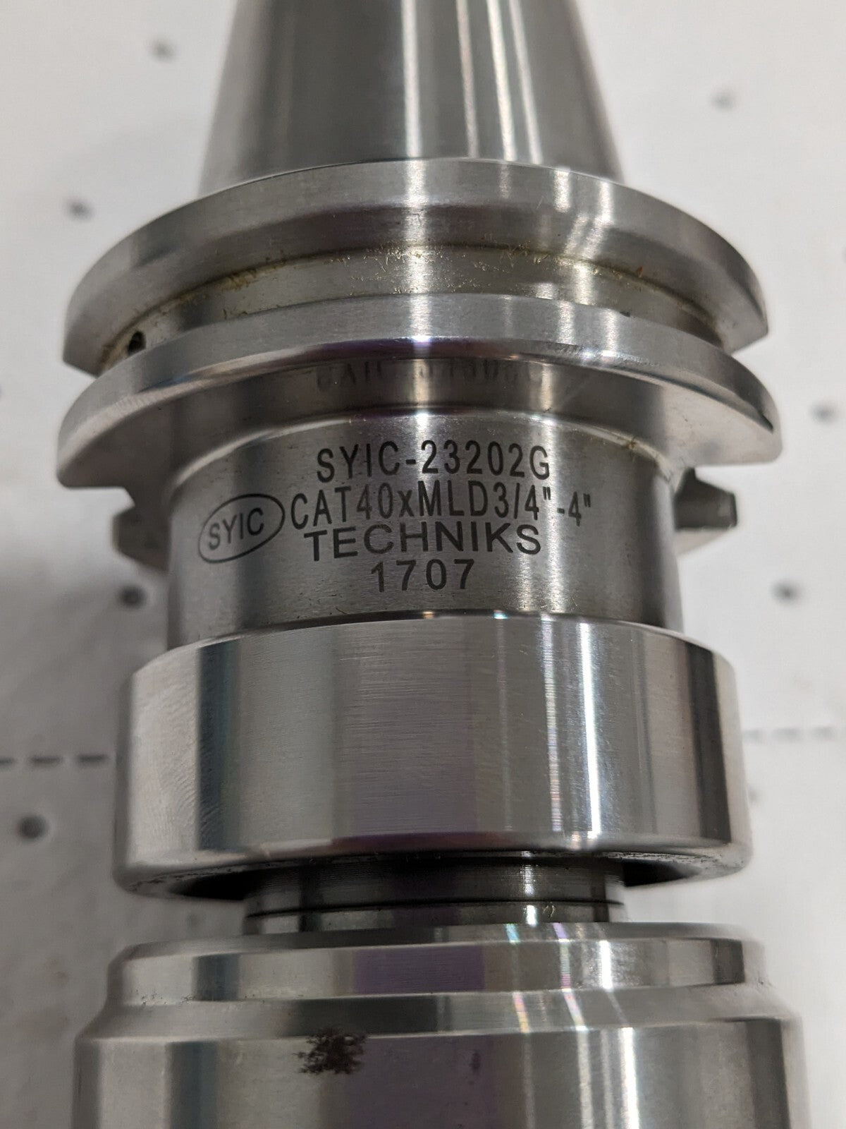 Techniks SYIC 23202G Cat 40 Multi-Lock Collet Chuck MLD 3/4''-4'&