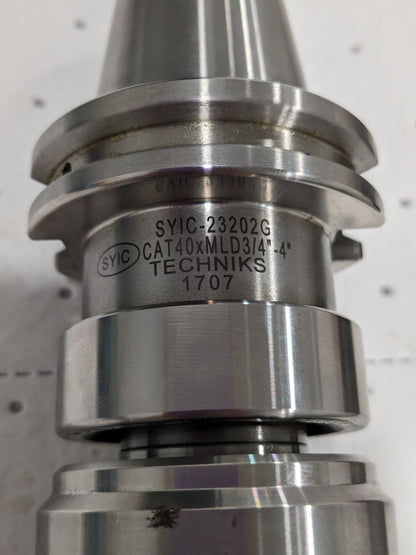 Techniks SYIC 23202G Cat 40 Multi-Lock Collet Chuck MLD 3/4''-4'&