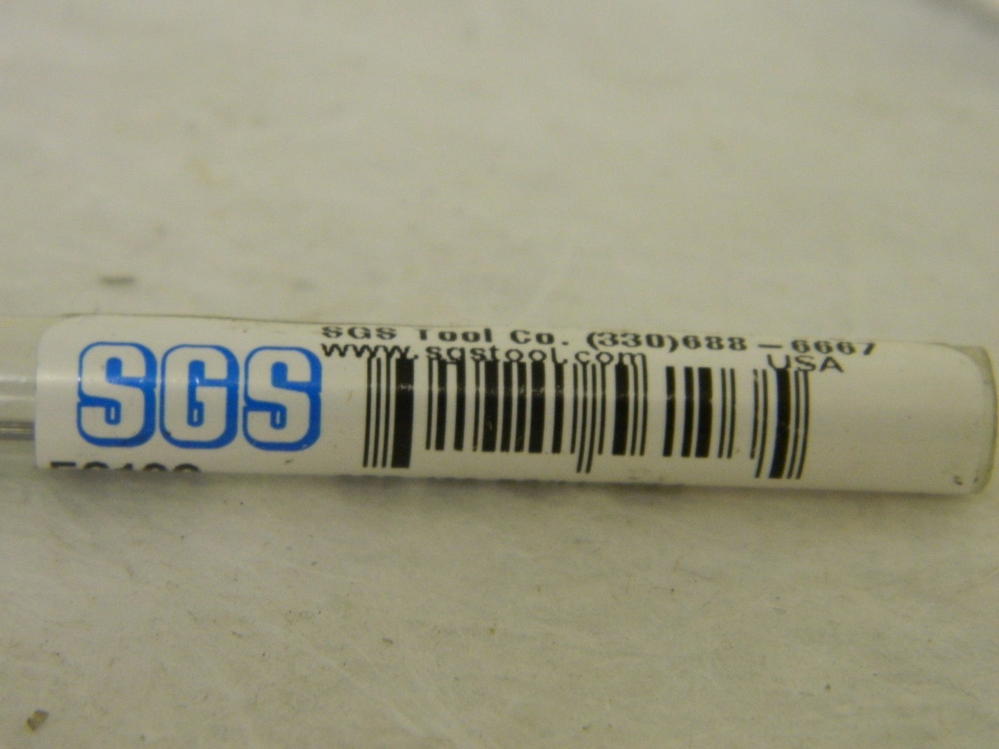 SGS Solid Carbide Straight Flute Drill Bit 3/64" x 1/2" 140°  56103
