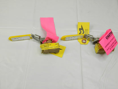 MILWAUKEE VALVE Standard Manual Ball Valve 1/4" Pipe Full Port Qty 2 BA100ELDA14