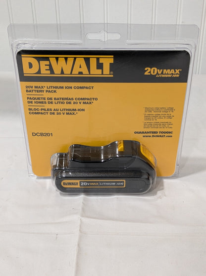 DeWalt 20V MAX Li-Ion Compact Battery Pack (1.5 Ah) DCB201