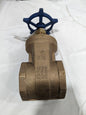 LEGEND VALVE Gate Valve: Non-Rising Stem, 2-1/2" Pipe, Threaded, Bronze 104