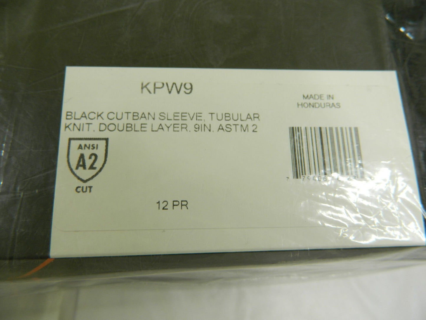 Superior Glove Cutban Sleeve, Tubular Knit, Double Layer, 9" Qty 24 Pairs K