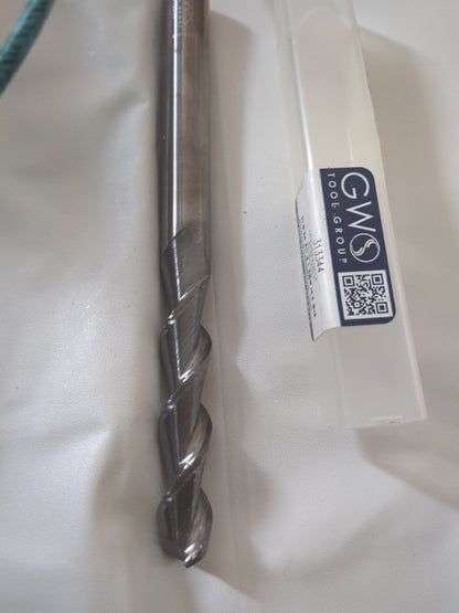 GWS Square End Mill Mill Diameter 1/2 2fl solid carbide single end 313344