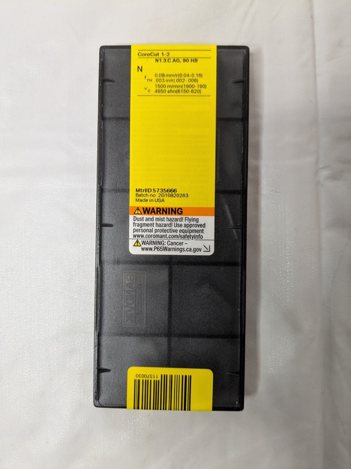 Sandvik Coromant Carbide Grooving Inserts N123E201850001GF H13A QTY 10 5735666