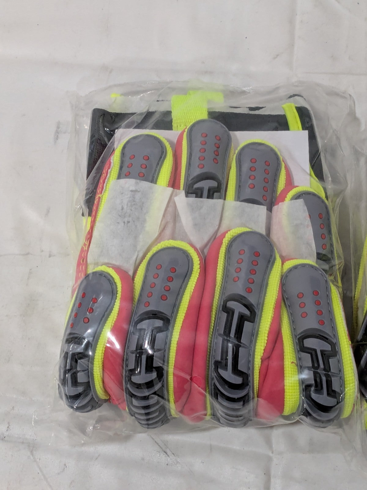 (2)Rig Lizard Hi-Vis Yellow/Gray HPPE/Steel A6 Cut Level Sz XXXL 2028X-XXXL (12)
