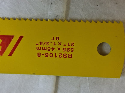 Starret Hacksaw Blade 21" 6 TPI High Speed Steel Power 40076