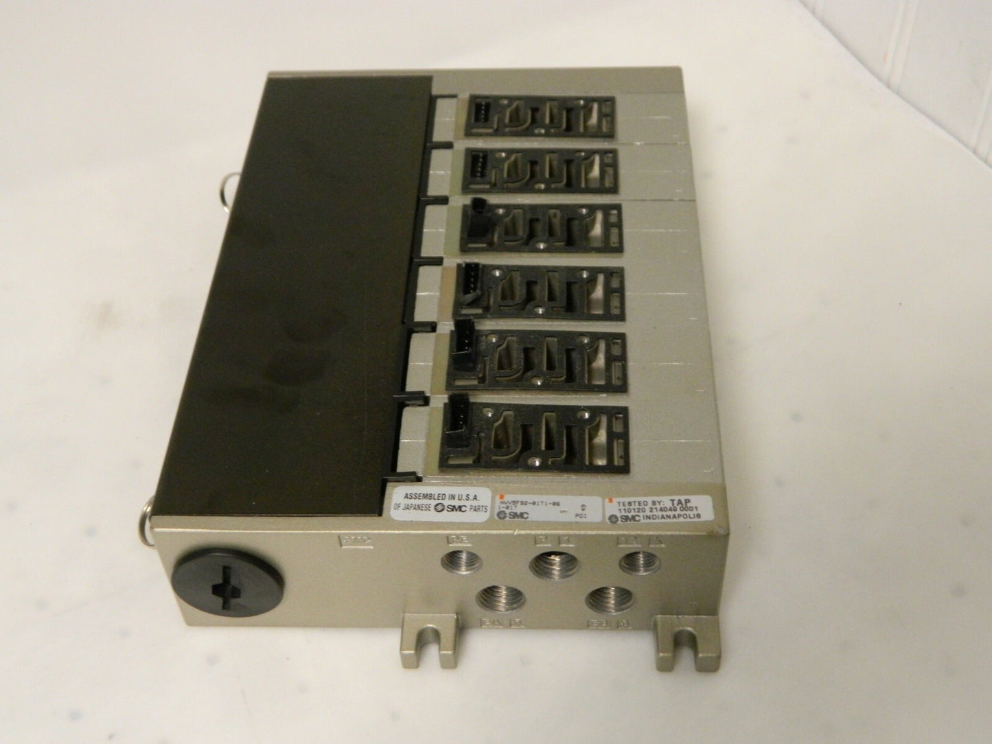 SMC Standard Design 6 Station Pilot Operated Solenoid Valves NVV5FS-01T1-06