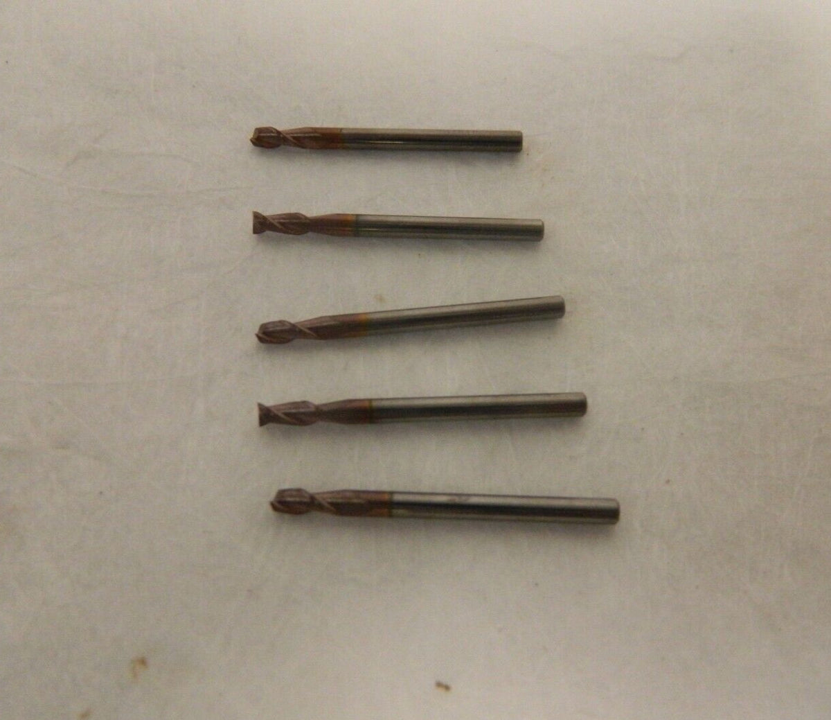 Accupro 3mm Diam 6mm LOC 4 Flute Solid Carbide Ball End Mill Lot of 5 12184734