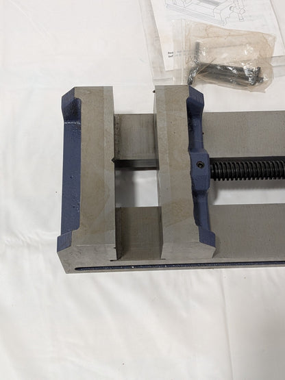 Palmgren Horizontal Drill Press Vise: 6" Jaw Width, 6" Jaw Opening 9612601