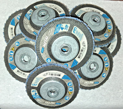 Norton Metal Fiberglass Flat Flap Disc R828 P40 Qty10 66254437013