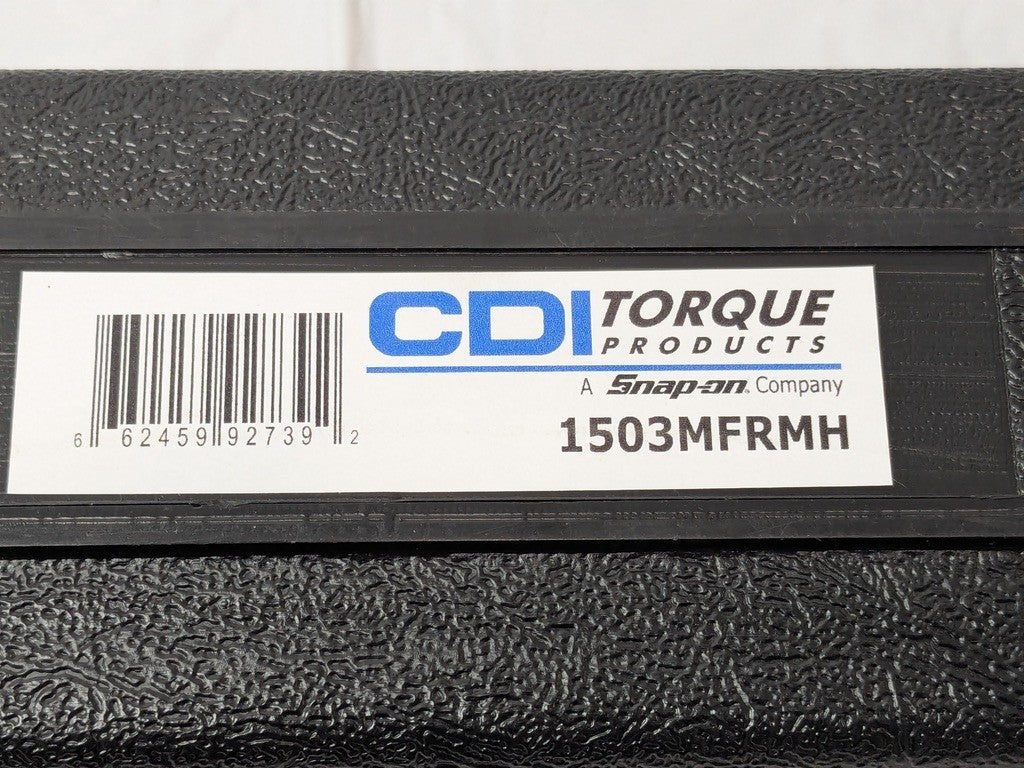 CDI Micrometer Torque Wrench 1/2" Drive 20.0 Ft Lb Min 150.0 Ft Lb Max 1503MFRMH