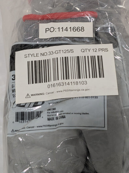 PIP Nylon Blend Work Gloves Size Small Qty 12 33-GT125/S