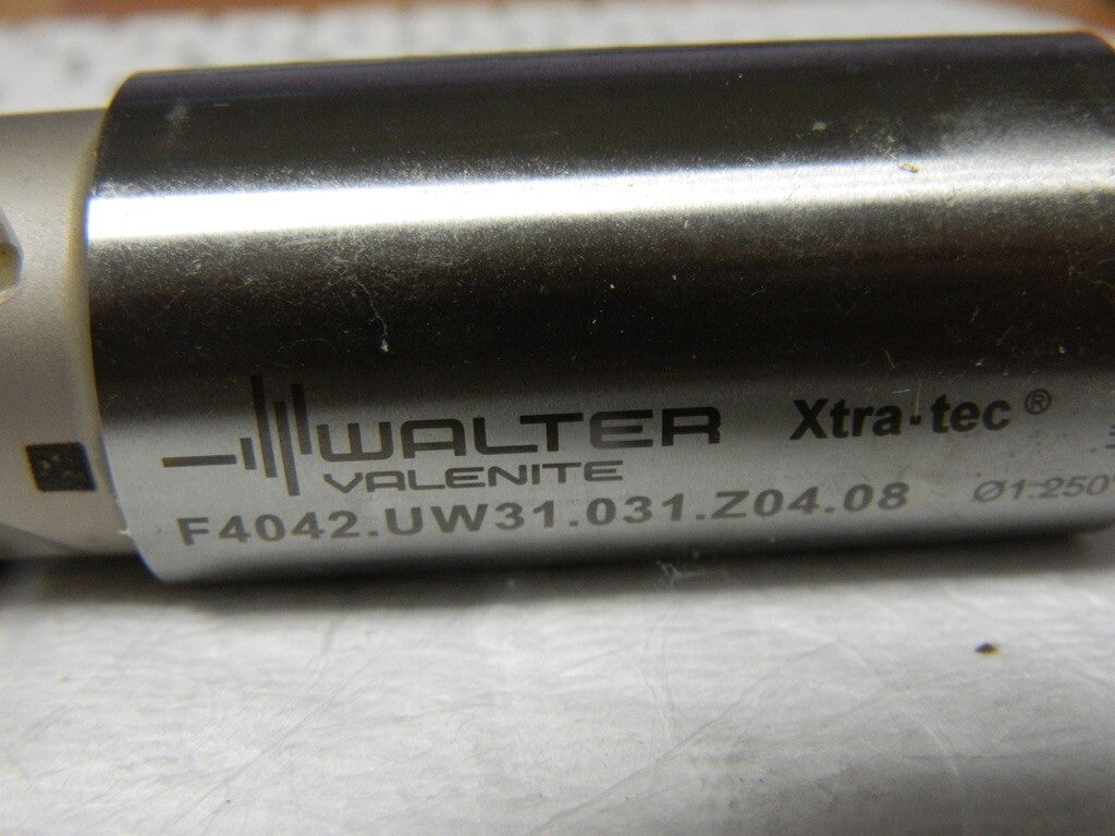 WALTER 1-1/4" Cut Diam, 8mm Max Depth Indexable Square-Shoulder End Mill