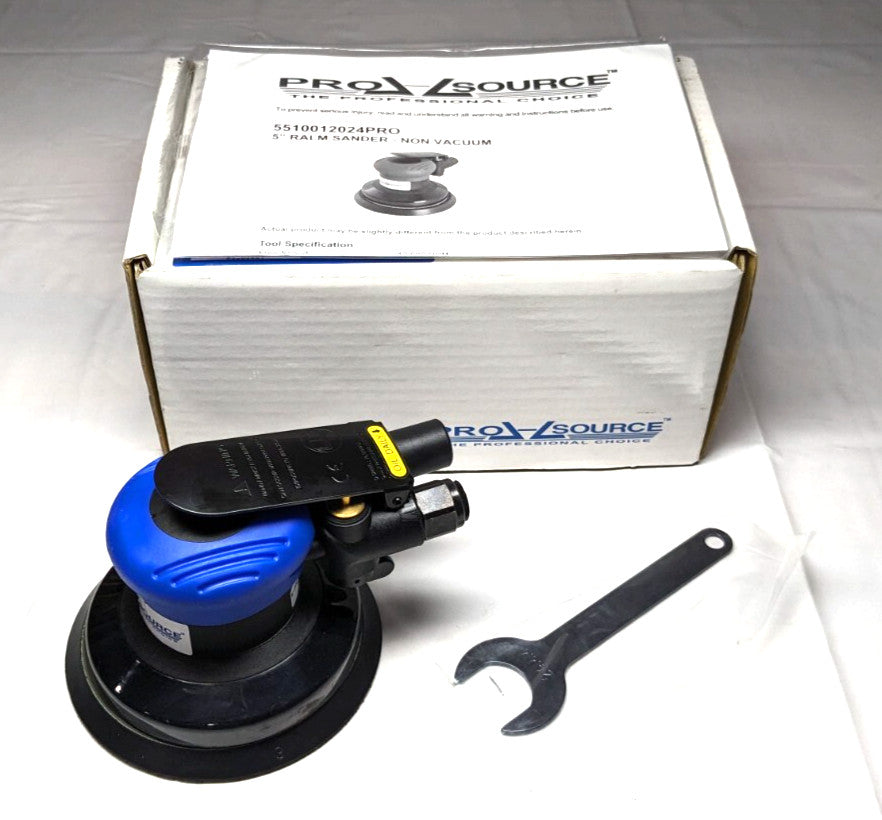 PRO-SOURCE  Orbital Air Sander  Round 5" Pad 12000 OPM  5510012024PRO