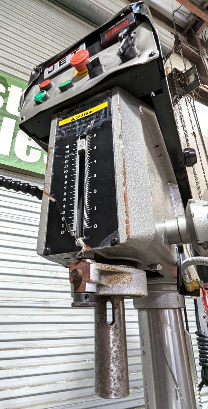 JET  20" Drill & Tap Press JDP-20EVST-230  3MT, 230V 1PH  354225 Scratch & Dent