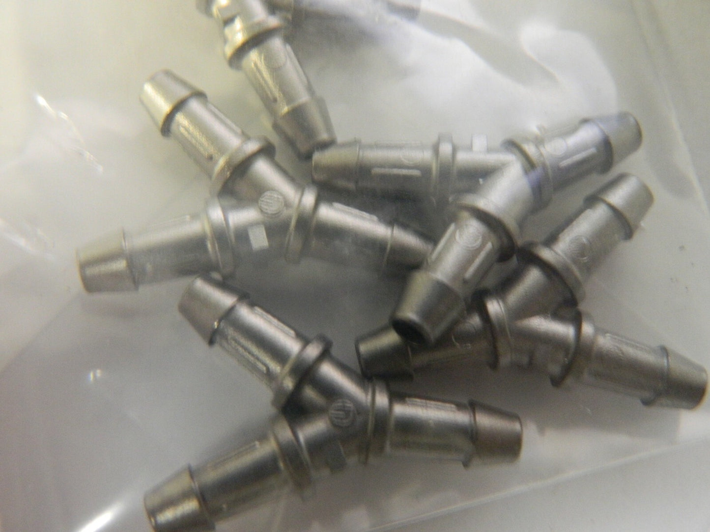 Pro 0.1" Tube ID, Metal Barbed Y Tube Tube Connector QTY 5  41008244