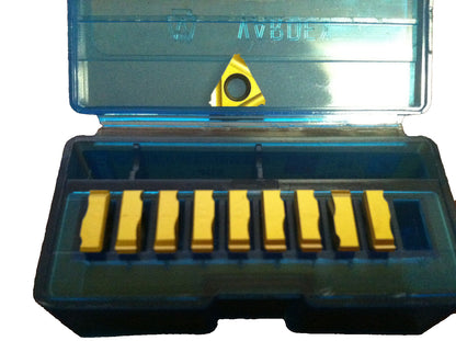Vardex Carbide Laydown Threading Inserts 2ER 0.7ISO VKX Qty. 10