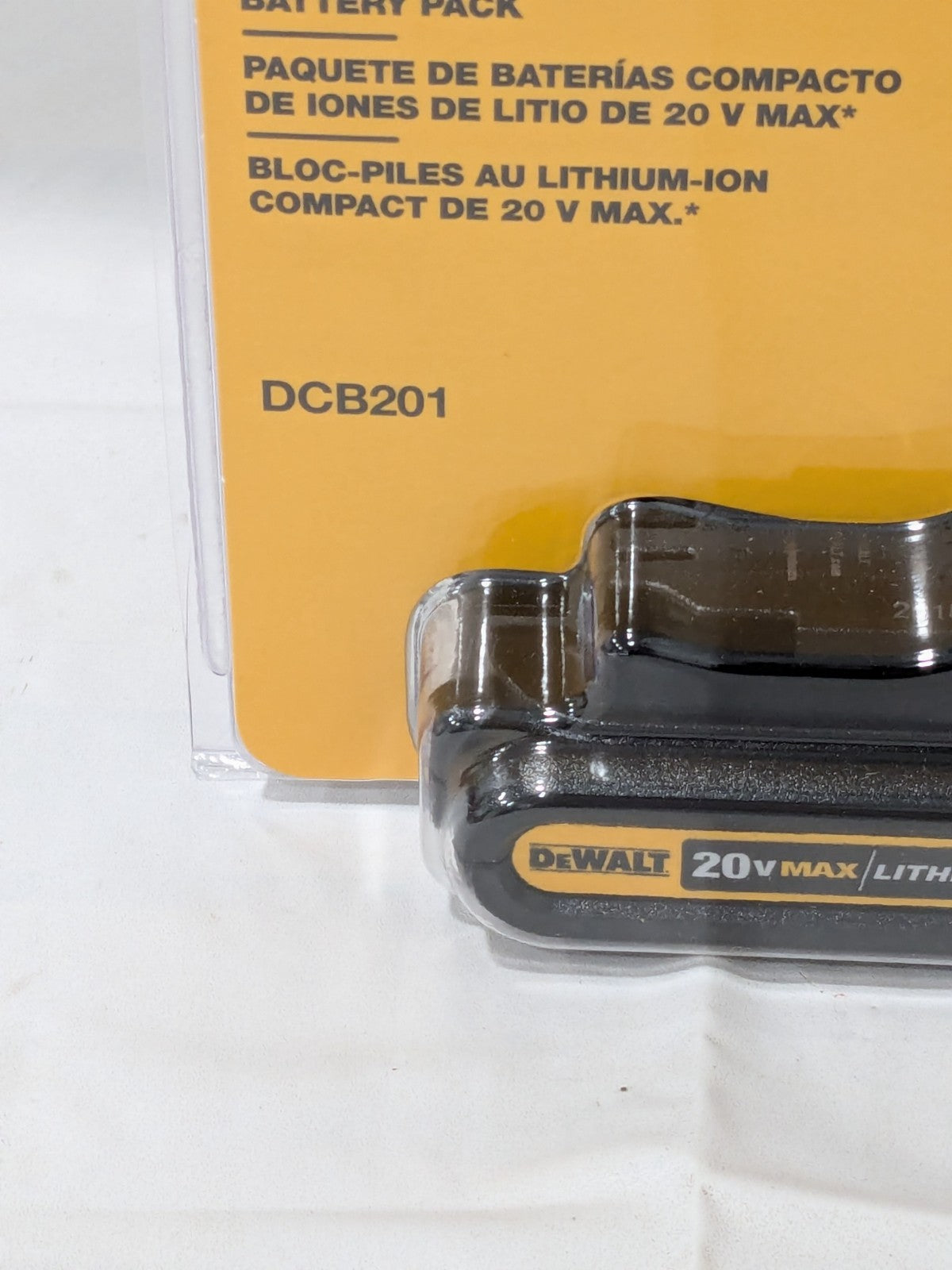 DeWalt 20V MAX Li-Ion Compact Battery Pack (1.5 Ah) DCB201