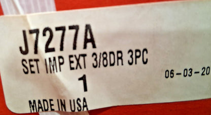 Proto 3/8" Drive Socket Impact Locking Extension Set J7277A