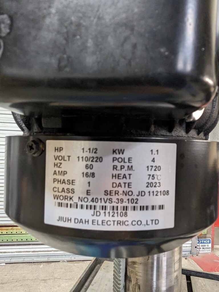 Vectrax 20" Variable Speed Mill / Drill 170 - 2000 RPM 2 HP 220v Parts / Repair