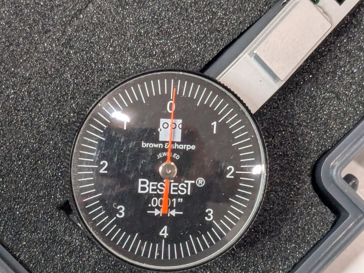 TESA Brown & Sharpe 0-4-0 Reading Dial Test Indicator 0.008" Range 599-7032-5