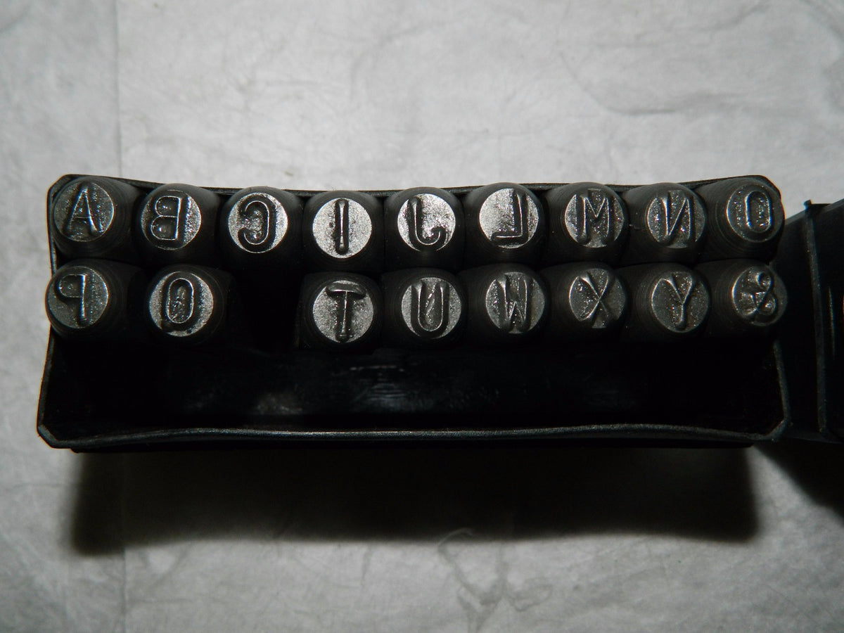 PRO Grade 1/4" Character Steel Stamp Set 00929489 INCOMPLETE