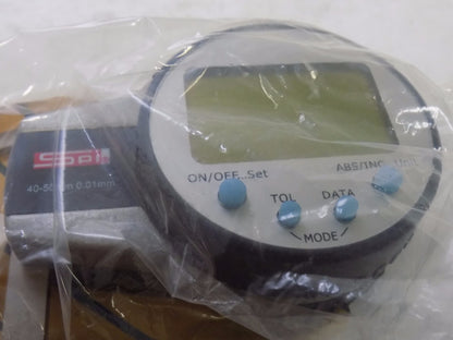 SPI Chisel Outside Electronic Caliper Gage 40mm-50mm Range .0005" Res 14-292-7