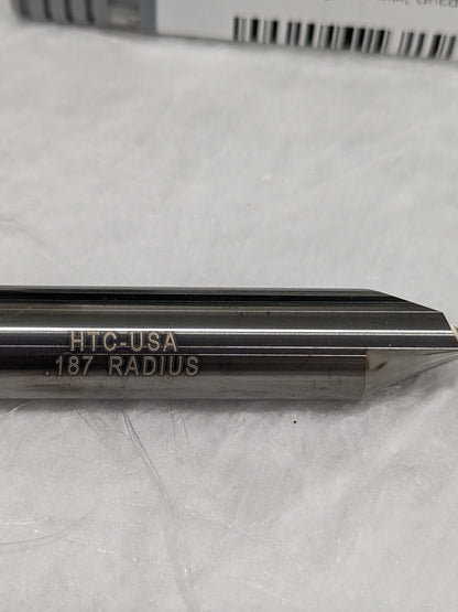 Harvey Double End Corner Rounding End Mill 7/16" Diam. 7/16" Shank 2 FL 46187