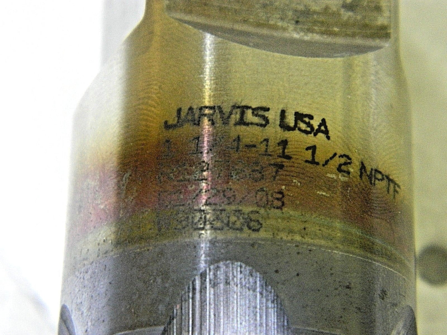 Jarvis HSS Standard Pipe Tap TiCN 1-1/4 - 11-1/2" NPT 5FL R127875C
