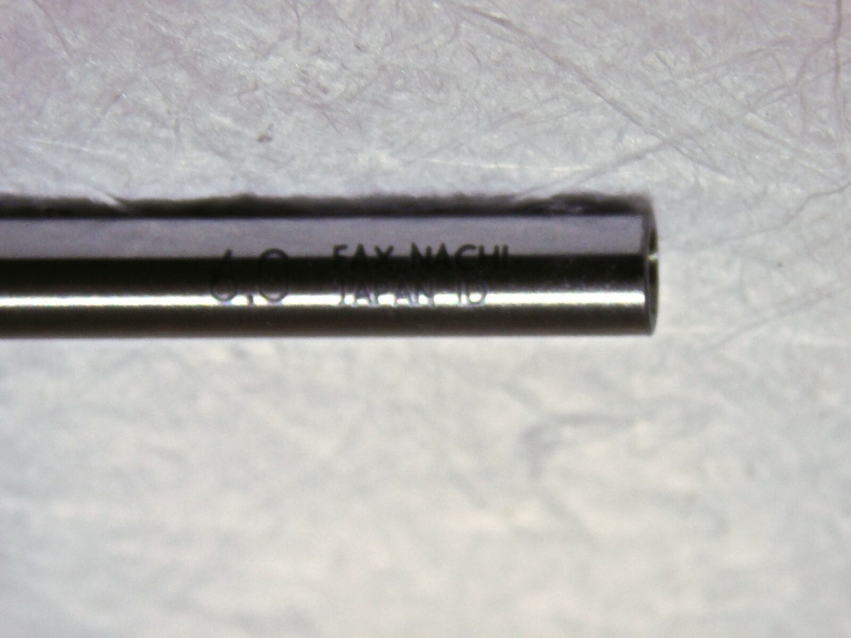 Nachi PM-HSS SG Coated Oil Hole Drill 6MM Diameter 99mm OAL L7596P