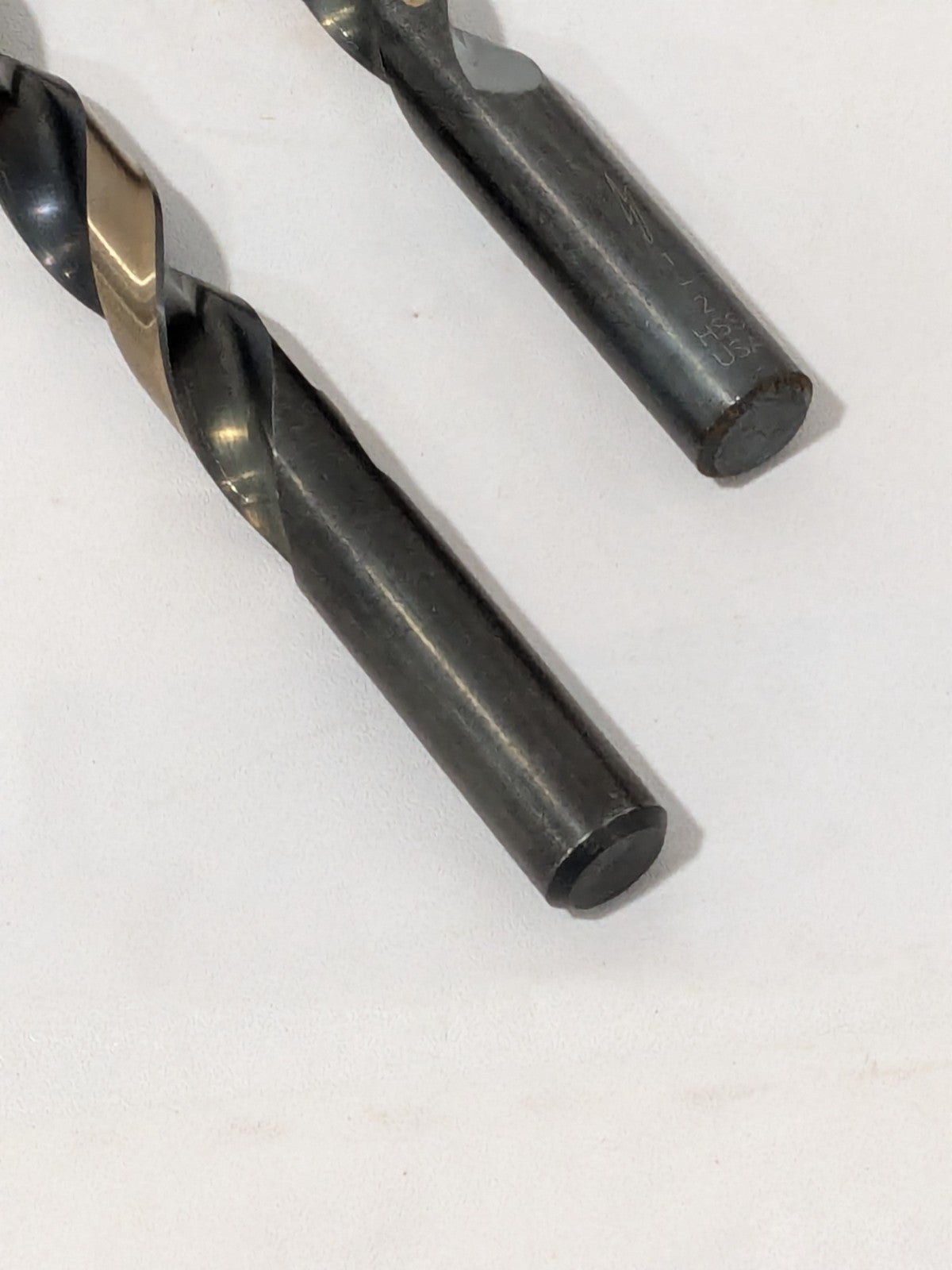 Jobber Length Drill Bit: 1/2" (0.5000) Dia, 135 deg, HSS 2 Pack C87765-6