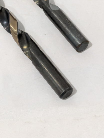 Jobber Length Drill Bit: 1/2" (0.5000) Dia, 135 deg, HSS 2 Pack C87765-6