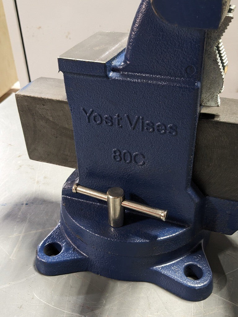 Yost Heavy Duty Tradesman Bench Vise w/ Swivel Base and Pipe Jaws 56399