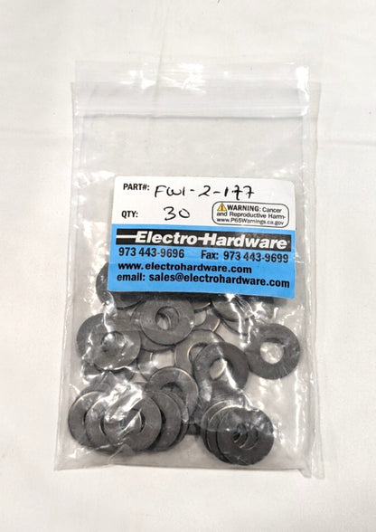 Electro Hardware USS Flat Washer 17-7PH SS 3/8ID x 7/8OD *QTY 30*  FW1-2-177