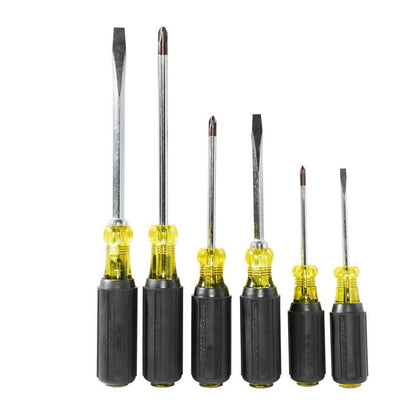Klein Tools Screwdriver Set 6 Pc Cabinet Keystone & Phillips 85074