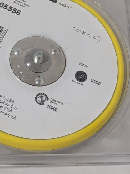 3M Disc Backing Pad: Adhesive & PSA, 5/16-24 Thread, 10,000 Max RPM 7000119808